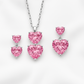 Set de corazón rosa ¡Amor a primera vista! CPP44