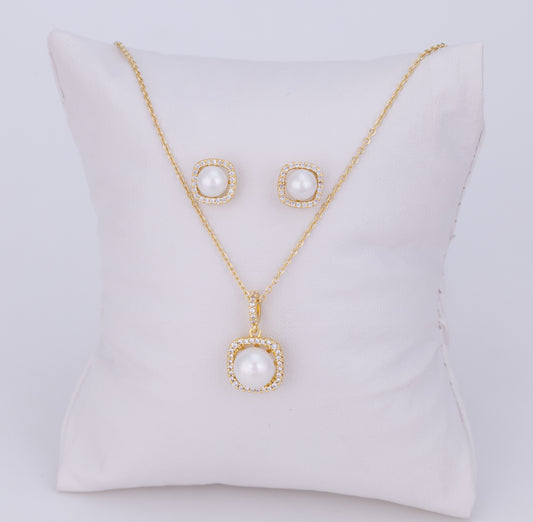 Set Perla Radiante Dorada LATSE139