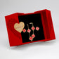 Empaque luxury mediano Roja + Caja Rigida + Funda + Tarjeta Dedicatoria EM17