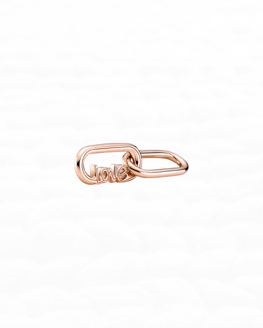 Mini Dije Eslabón Rosado PLCH96