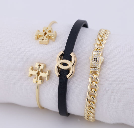 Pulsera Arabe Ch@n€L 3 Piezas PBA52