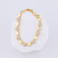 Pulsera en Baño de oro Corazones con Circonitas PB13