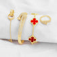 Juego Pulsera Arabe Rígida carti€R, v@n cl€€F y Anillo PBA13
