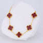 Pulsera oro laminado rojo lisa XL VCP08