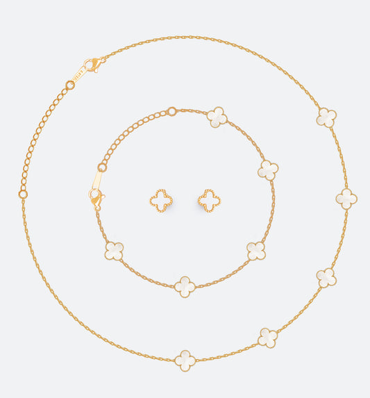 Kit 3 sets: blanco, negro y dorado VCAP18