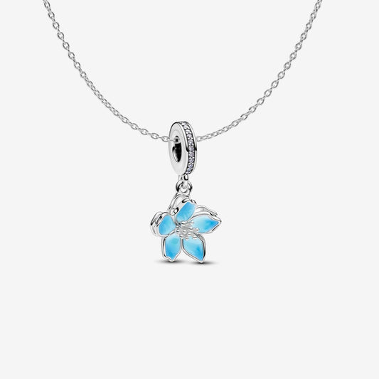 Dije Flor Azul CH402