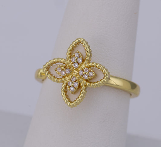 Anillo Mariposa Dorada  BA40