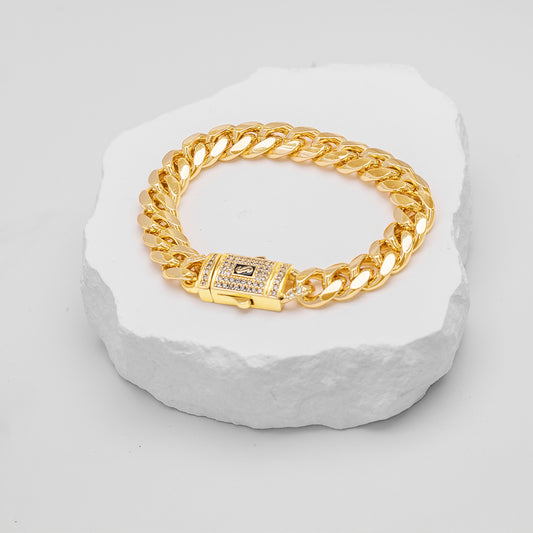 Pulsera Baño De Oro Mon4co MPUL7-18CM