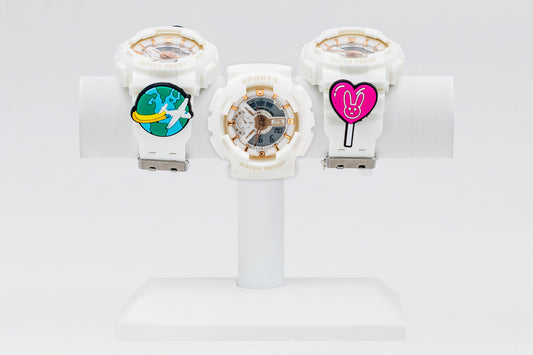 Reloj Pin Blanco Bad Bunny GF07