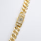 Pulsera Baño De Oro Cubana Mon4co Micro circonita MPU10-CIR