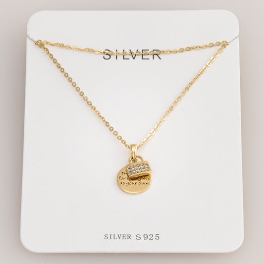 Cadena Inscripcion y Candado CG84