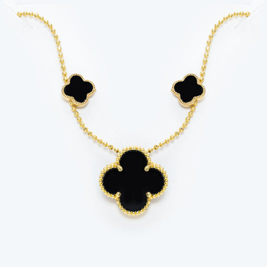Set Trébol Negro Chic VCAP15