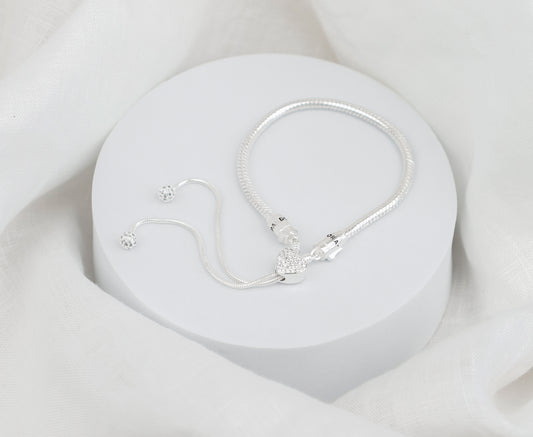 Pulsera ajustable en corazón PP34