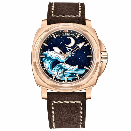 Reloj Pagani Design Tsunami Lunar YS014 Marron