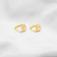 Aretes en Clavo Cart!Er Cuadrado full circonitas A110