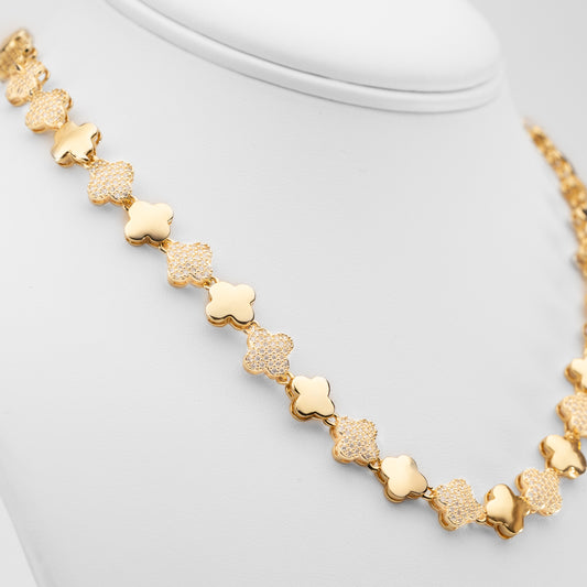 Cadena Oro Laminado Full Circonitas VCAD18