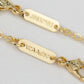 Pulsera oro laminado nacar blanco circonitas VCP06