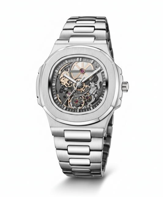 Reloj Vertex Steel Skeleton V334