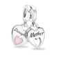 Corazón doble Madre e hija CH179