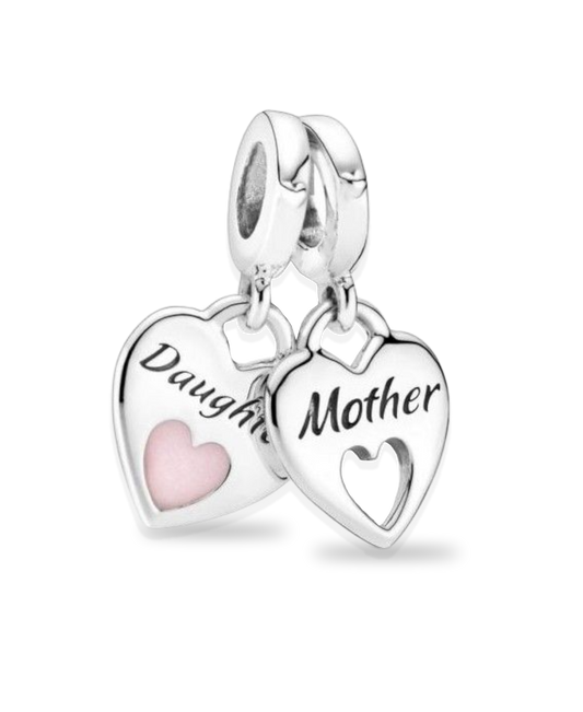 Corazón doble Madre e hija CH179